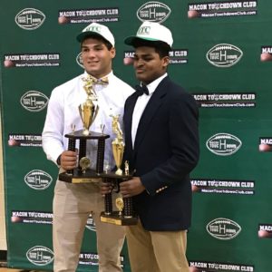 Varsity Football Players Honored at Macon Touchdown Club