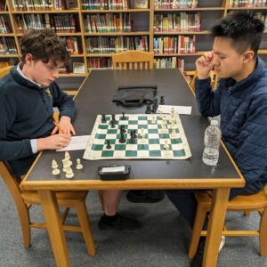 Chess Team Competes in First-Ever Rapid Robin Chess Tournament