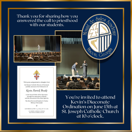 Kevin Braski (2014) Shares His Vocation