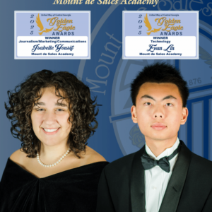 Mount de Sales Academy Celebrates Two Golden Eagle Award Winners from the Class of 2025