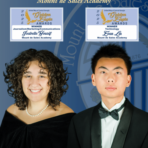 Mount de Sales Academy Celebrates Two Golden Eagle Award Winners from the Class of 2025