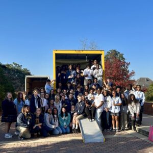 Mount de Sales Academy Exceeds Goal of 15,000 Food Items for Thanksgiving Food Drive